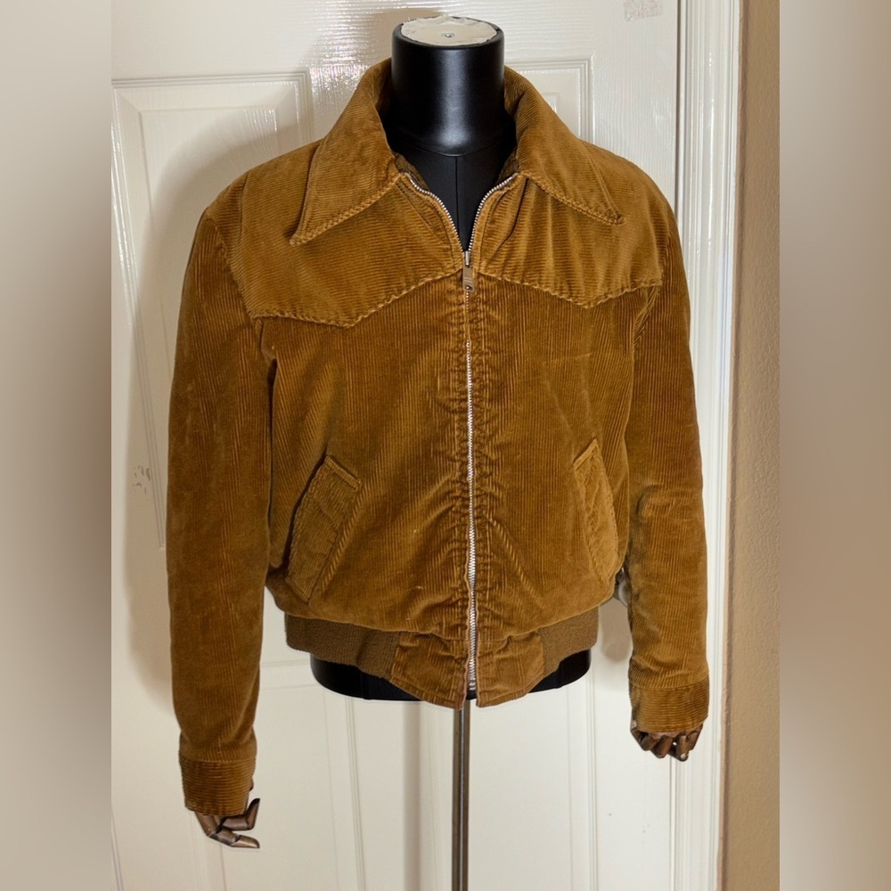Vintage Sears 70’s Western wear Corduroy Lined Coat Jacket XL​​
